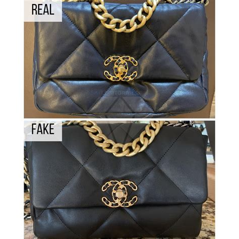 chanel 19 flap bag real vs fake|chanel bag 19 price.